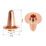 BOQUILLA SIMPLE 5mm 2D BEVEL LASER CHAPA (10 UNIDADES)